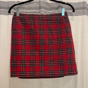 🎄 Christmas plaid boutique mini skirt SMALL🎄